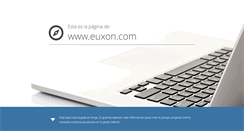 Desktop Screenshot of euxon.com